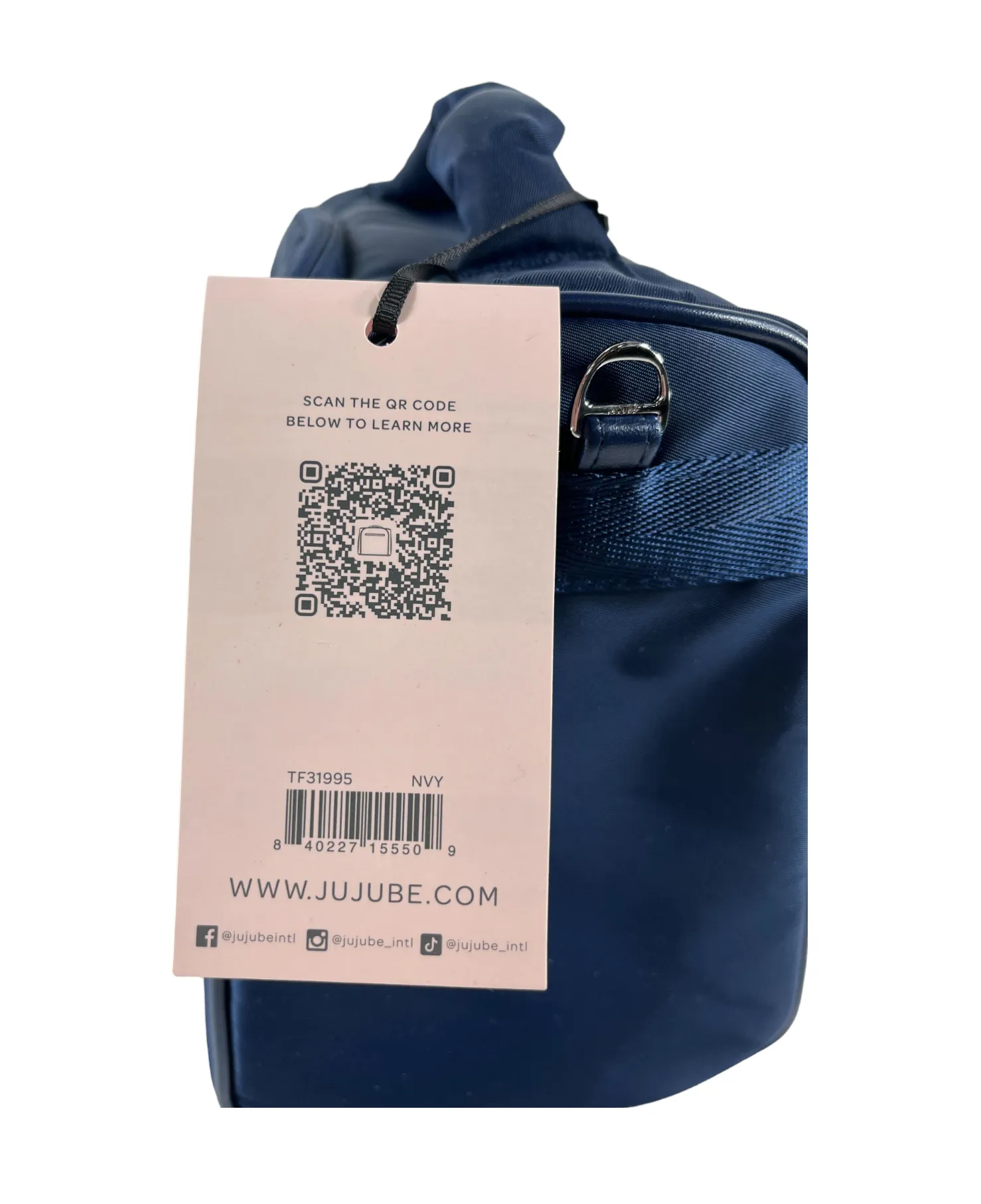JuJuBe Insulated Bottle Bag, Navy