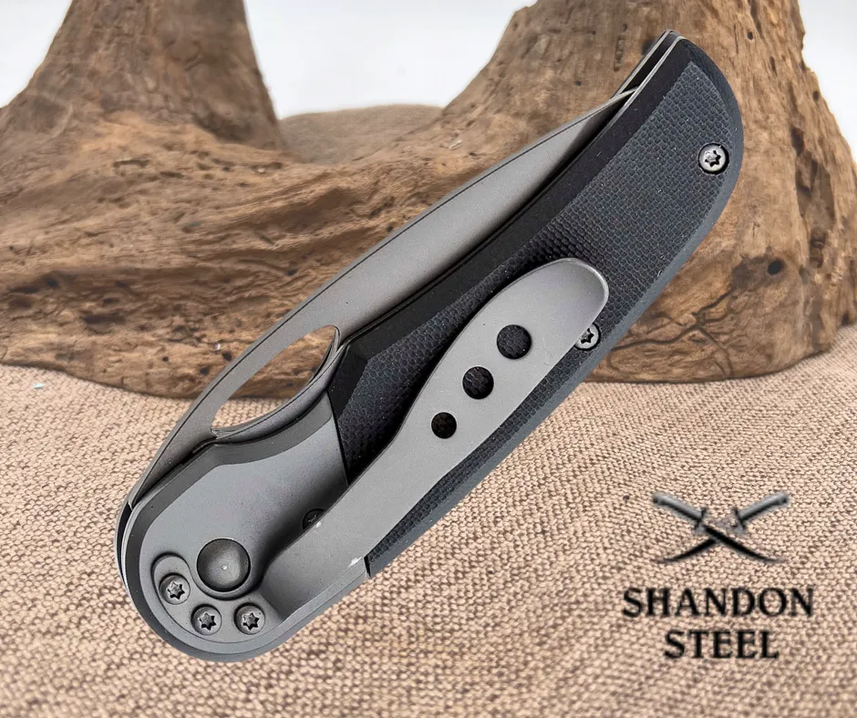 KA-BAR 3079 Tegu Folding Knife 2-7/8" Plain Blade, G10 Handles, Liner Lock