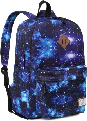 Kasqo Backpack for Women Men,Classic Lightweight Water-Resistant Bookbag for Teen Girls Boys,Travel School Casual Daypack