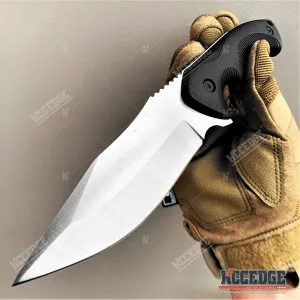 KCCEDGE BEST CUTLERY SOURCE Tactical Knife Hunting Knife Survival Knife 9" Full Tang Fixed Blade Knives Camping Accessories Camping Gear Survival Kit Survival Gear and Equipment Tactical Gear 80213
