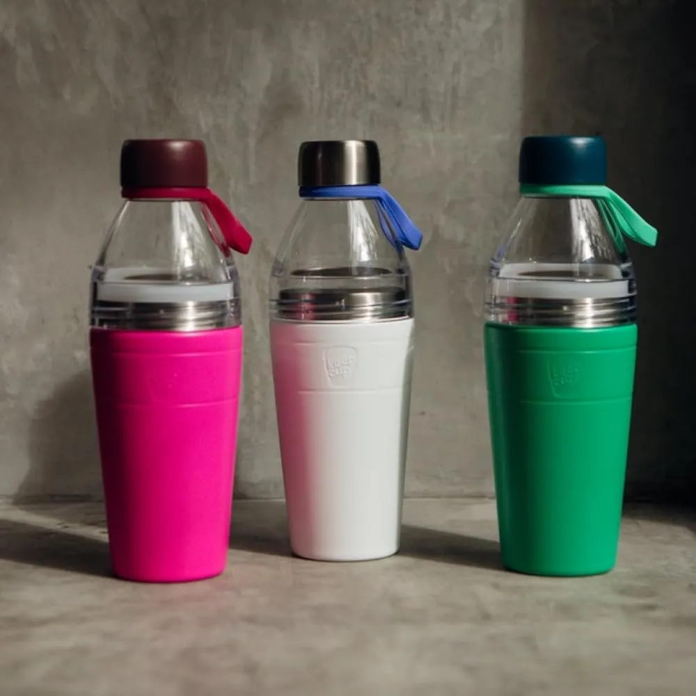 KeepCup Original Reusable Mixed Thermal Water Bottle | BPA Free Plastic, Vacuum Insulated Travel Cup with Spill Proof Lid | Large | 18 oz | Twilight