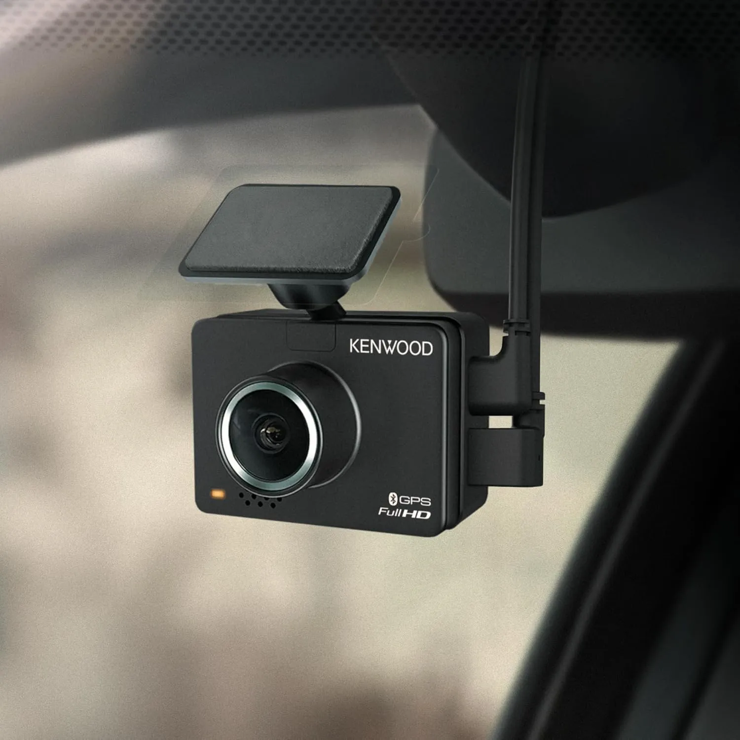 KENWOOD DRV-A310W GPS Dash Cam, Full HD Dashboard Camera, WDR/HDR Car Camera with Bluetooth & Wi-Fi Connectivity, G-Sensor, Collision Detection, Optional Rear Camera Support