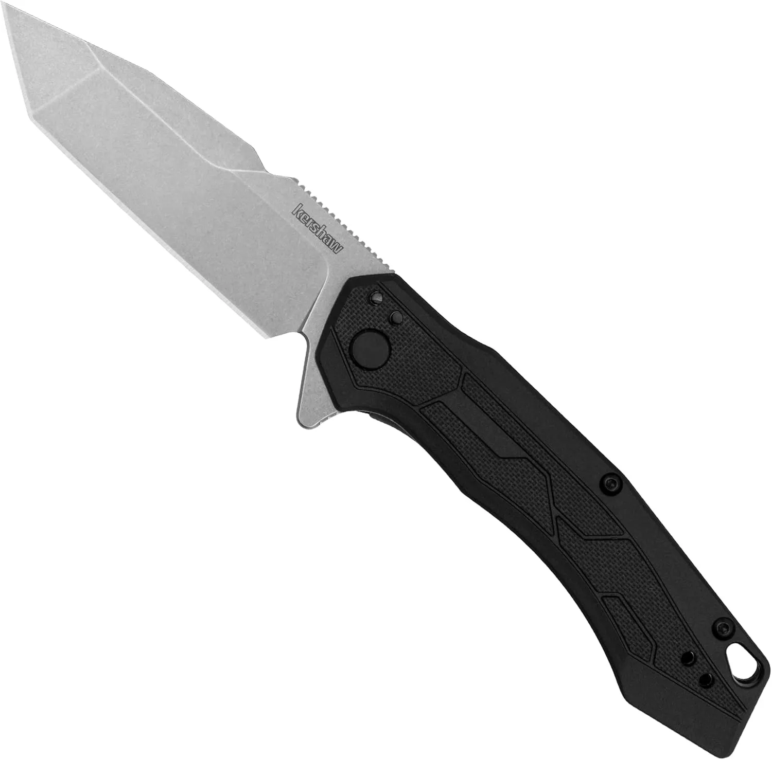 Kershaw Analyst Tanto Pocket Knife, 3.25" 8Cr13MoV Steel Blade, Liner Lock Folder, EDC