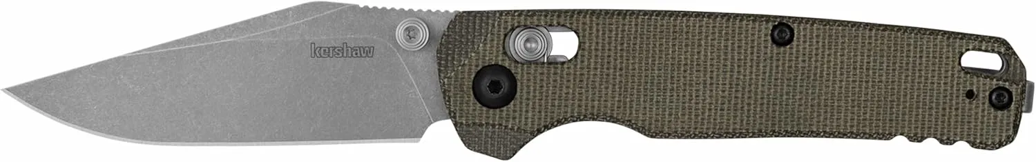 Kershaw Bel Air 6106 - Green Micarta & Magnacut Steel USA Made Manual Opening