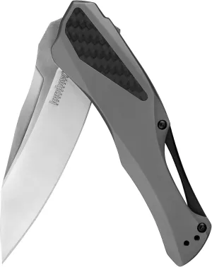 Kershaw Collateral Spear Point Pocket Knife, 3.4-in. Blade, SpeedSafe Assisted Opening, Frame Lock (5500)