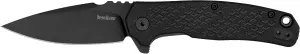 Kershaw Conduit Folding Pocket Knife, 2.9 inch Assisted Opening Blade, Black Spearpoint Blade, Liner Lock, Pocketclip,grey