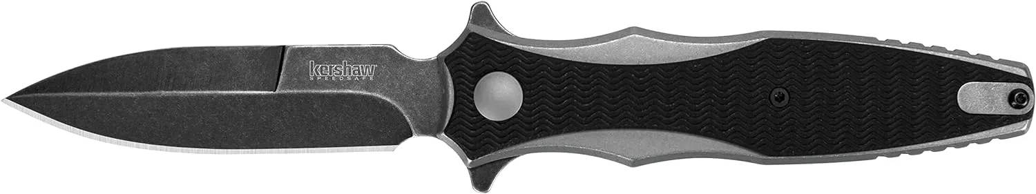 Kershaw Decimus A/O Frame Lock Knife Black GFN (3.25" Blackwash) 1559