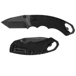 Kershaw Shuffle II Tanto Black Handle Tanto Blade