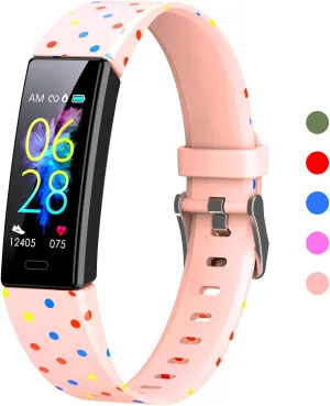 Kids Watch Fitness Tracker, Fitness Watches for Kids, Activity Tracker with Pedometers, Stopwatch, IP68 Waterproof, 11 Sport Modes Smart Watch for Kids Age 6-16 Years Old