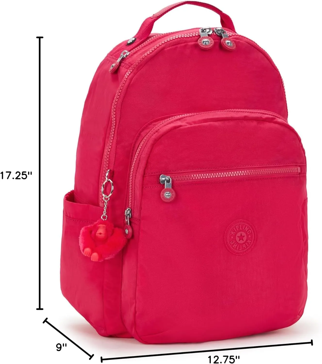 Kipling Women's Seoul 15" Laptop Backpack, Durable, Roomy with Padded Shoulder Straps, Built-In Protective Sleeve