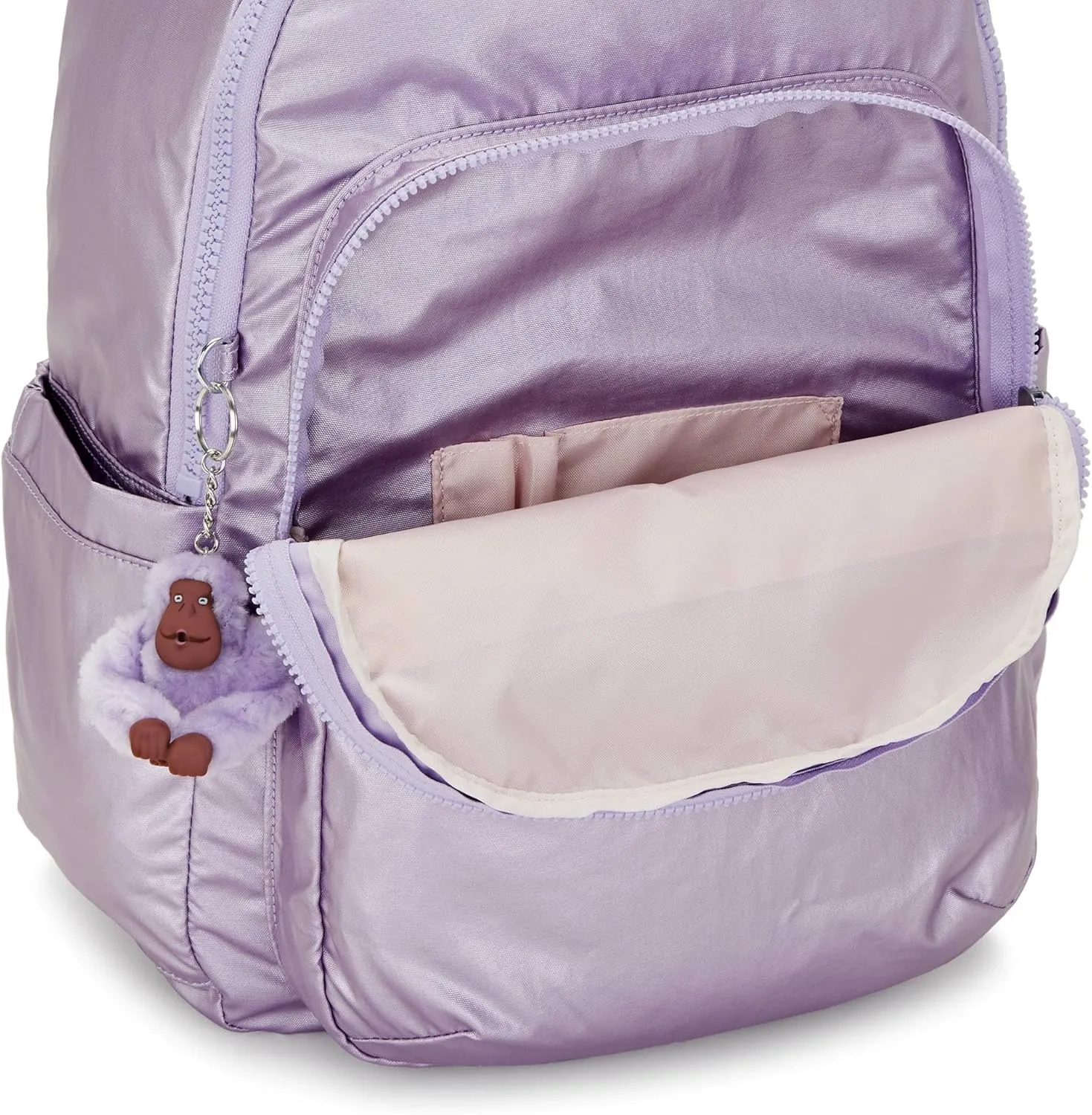 Kipling Women's Seoul 15" Laptop Backpack, Durable, Roomy with Padded Shoulder Straps, Built-In Protective Sleeve