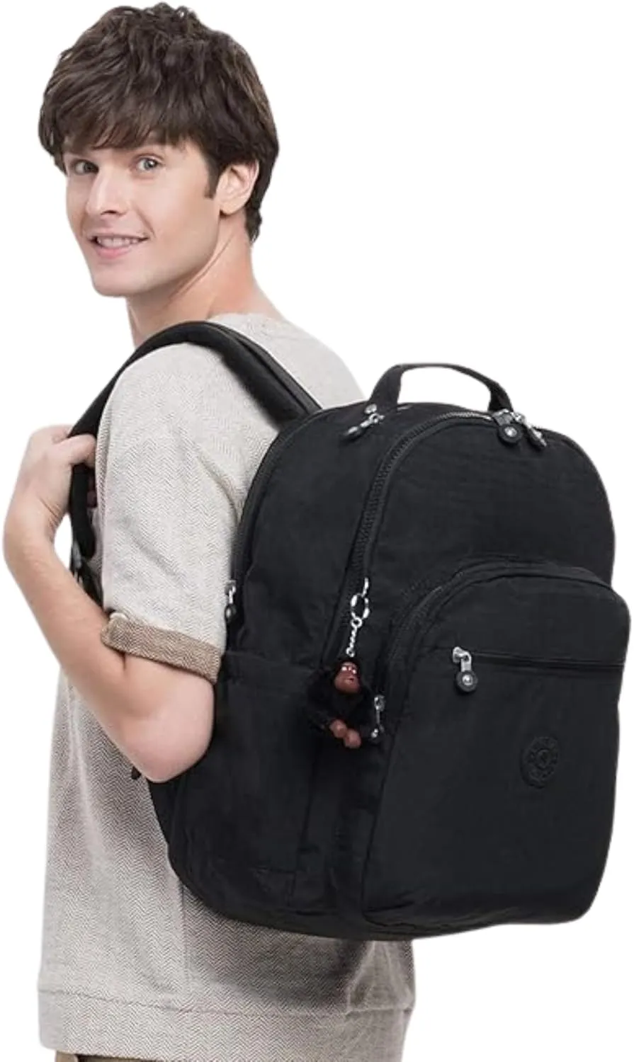 Kipling Women's Seoul Extra Large 17” Laptop Backpack, Durable, Roomy with Padded Shoulder Straps, Bag