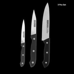 Kitchen Knife Set | 3 Pcs/ Stainless Steel Chef Knife/ Chopping Knife/ Kitchen Knives for Home
