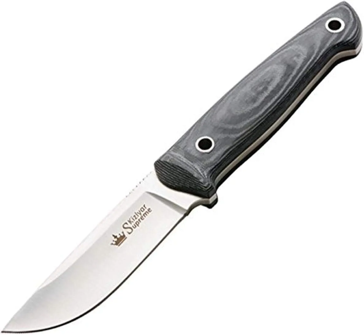Kizlyar KK0040 Nikki D2 Russian Made Tactical Knife, Satin, One Size