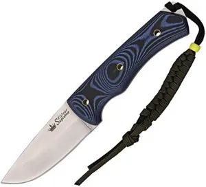 Kizlyar KK0082 Kid 440C Russian Made Tactical Knife, Satin, one Size