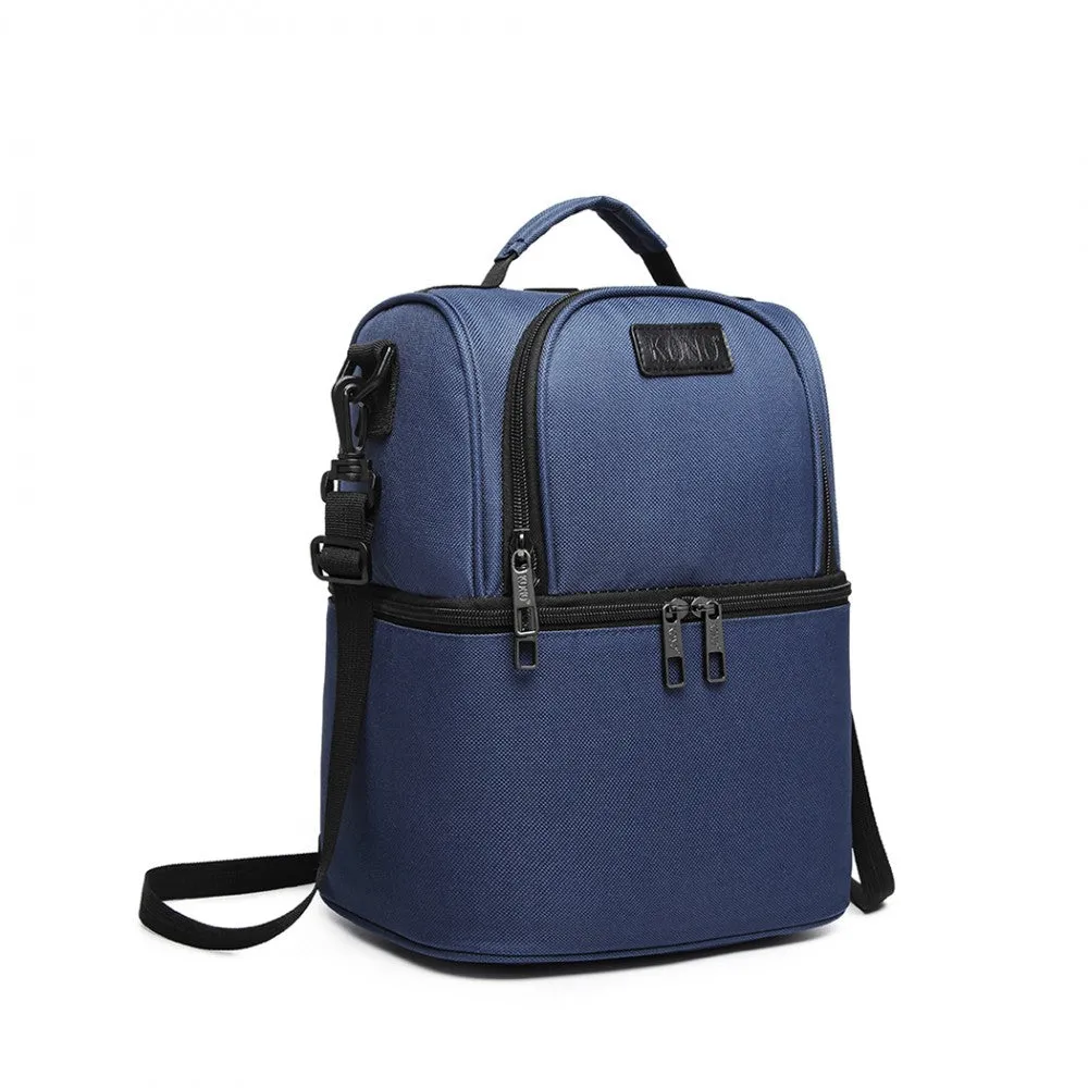 Kono Insulated Cool Bag Family Lunch Box - Navy