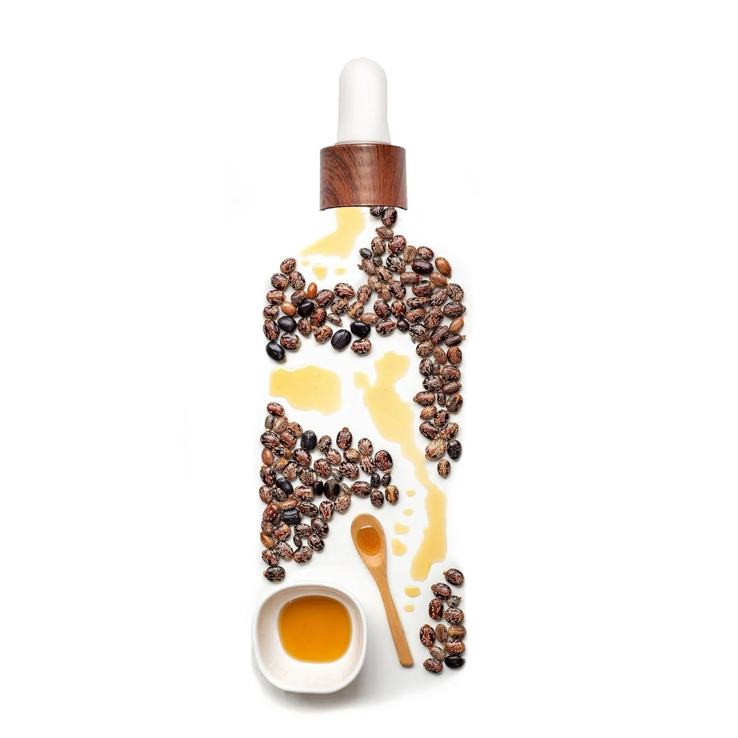 Kreyol Essence - Haitian Black Castor Oil for Skin and Hair, Glass Bottle - Cold Pressed Castor Oil, Hexane Free Castor Oil, Paraben Free, Natural Ingredients