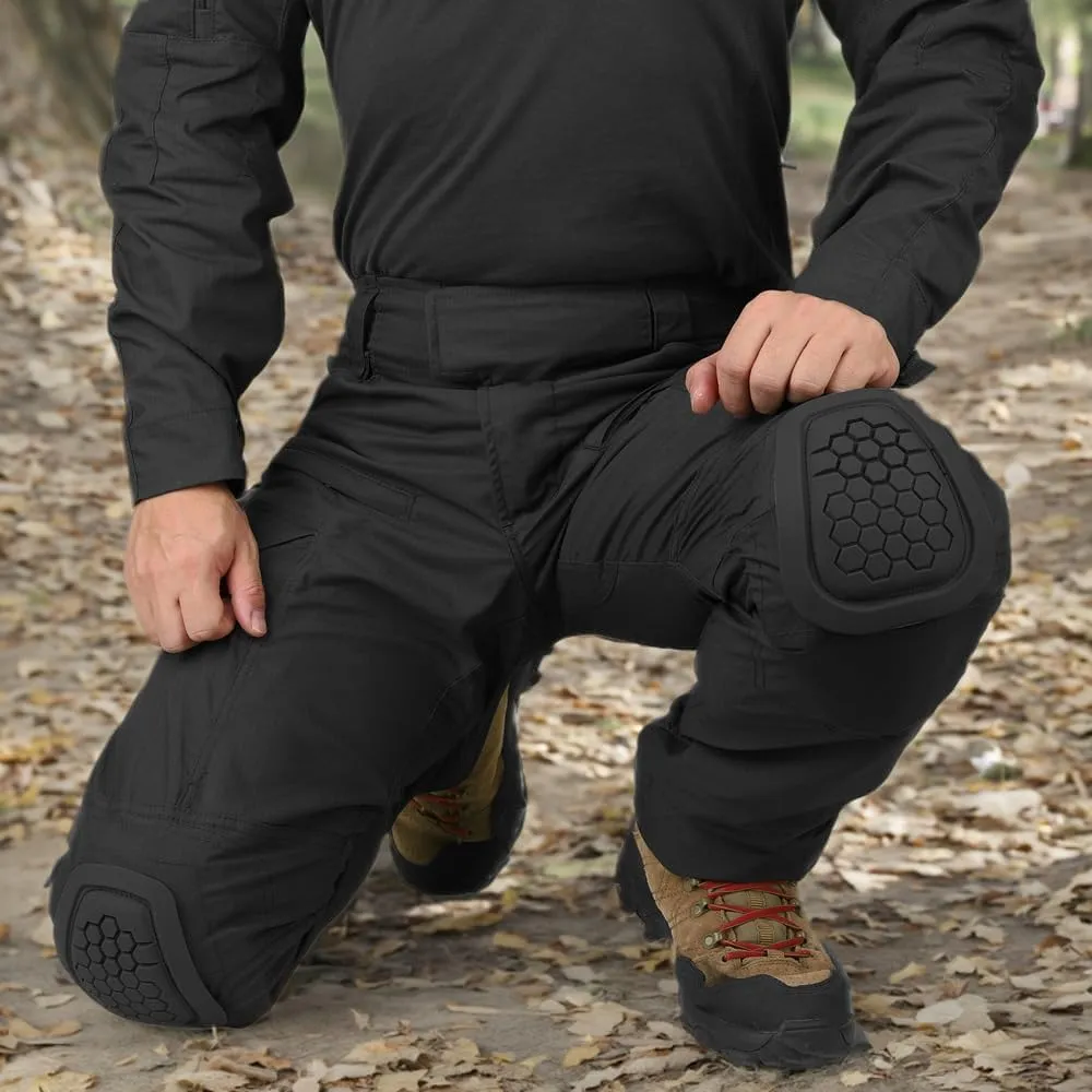KRYDEX K4 Combat Pants with Knee Pads Ripstop Como Cargo Pants for Men