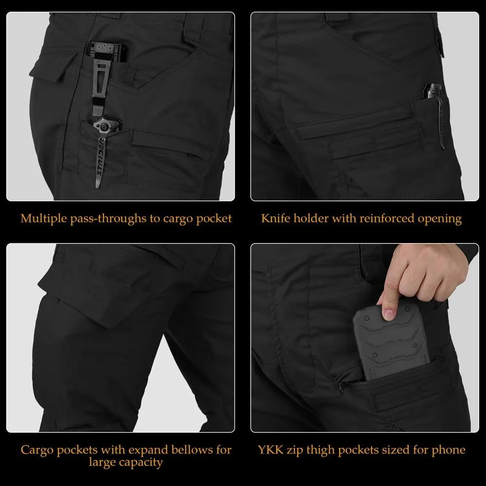 KRYDEX K4 Combat Pants with Knee Pads Ripstop Como Cargo Pants for Men
