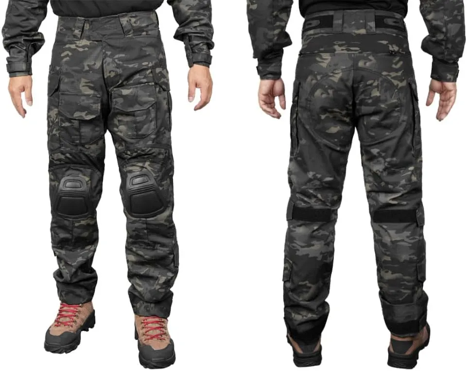 KRYDEX Tactical Men's G3 Combat Pants with Knee Pads