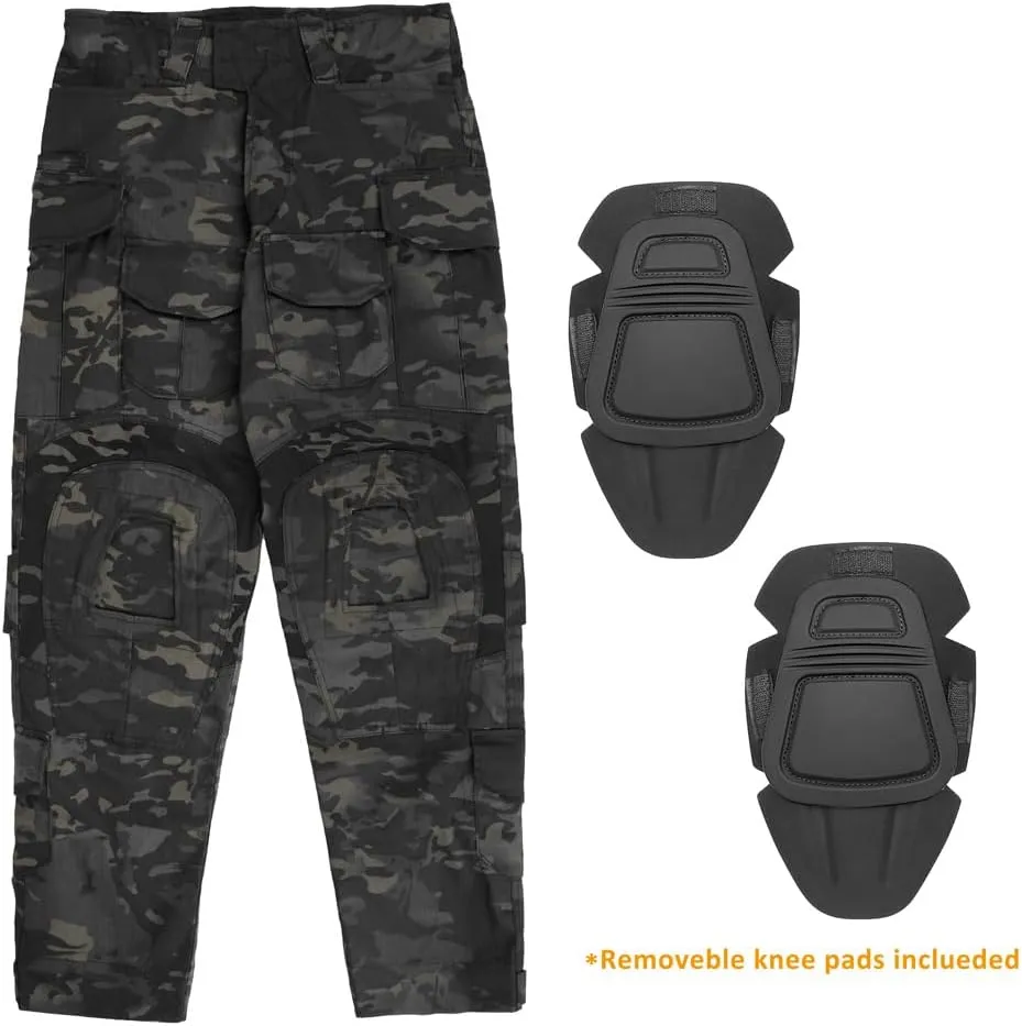 KRYDEX Tactical Men's G3 Combat Pants with Knee Pads