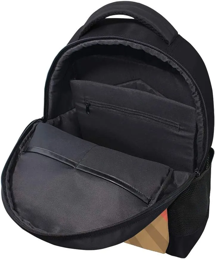 Kuizee Classic Backpack Adjustable Padded Shoulder Straps Daypack ﻿Spoof Creativity Scream Munch Book Bag Casual Bags Durable College School Daily 16Inch