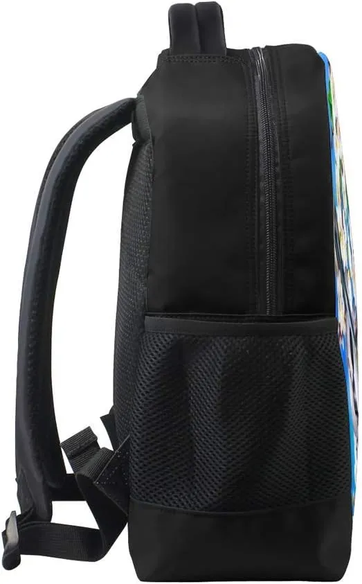 Kuizee Classic Backpack Schoolbag Adjustable Padded Shoulder Straps Daypack Blooming Cherry Blossoms Butterfly Birds Spring Casual Bags Durable College Daily 16Inch