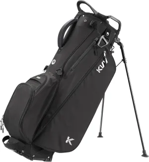 KVV Lightweight Golf Stand Bag with 7 Way Full-Length Dividers, 5 Zippered Pockets, Automatically Adjustable Dual Straps，Elegant Design