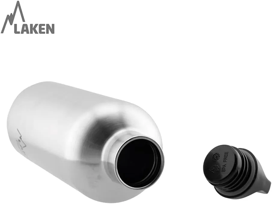 Laken Thermo Futura Vacuum Insulated Stainless Steel Water Bottle Narrow Mouth 12-25oz