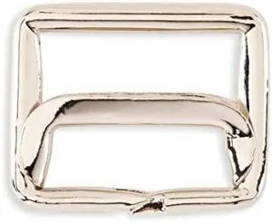Lakesstory Side Pant Buckle Strap Keeper 3/4" 2 Pack Nickel for Adjusting the Waistband on Tuxedo and other Pants