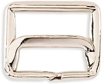 Lakesstory Side Pant Buckle Strap Keeper 3/4" 2 Pack Nickel for Adjusting the Waistband on Tuxedo and other Pants
