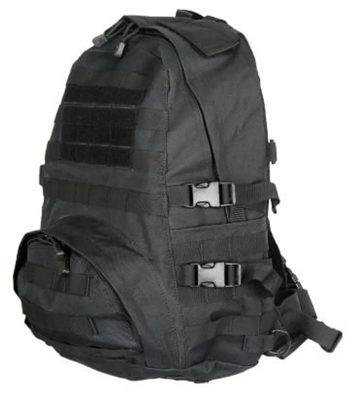 Lancer Tactical Nylon Patrol Backpack, Black | Durable Tactical Backpack