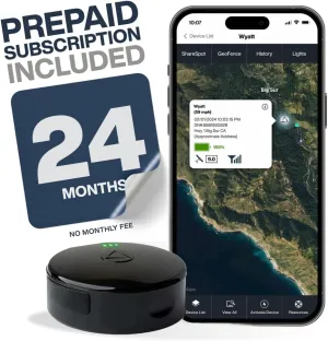LandAirSea 54 GPS Tracker   24-Months No Monthly Fee. Long Battery, Magnetic, & Waterproof. Global GPS Tracker for Vehicles. Made in The USA from Domestic & Imported Parts