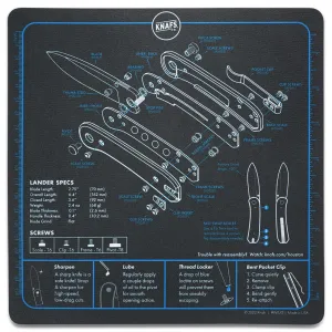 Lander 1 Pocket Knife Shop Mat - Mouse Pad