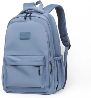Large capacity Japanese Korean backpack trend fashion daily travel backpack (blue)