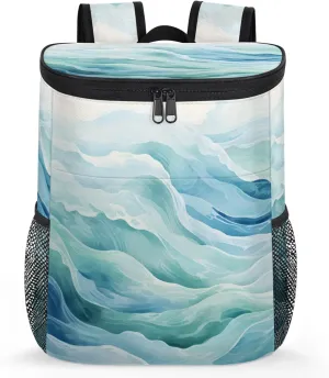 Large Insulated Cooler Backpack, Leak Proof Backpack 30 Cans, Cooler Bag for 12h Hot/Cold Retention