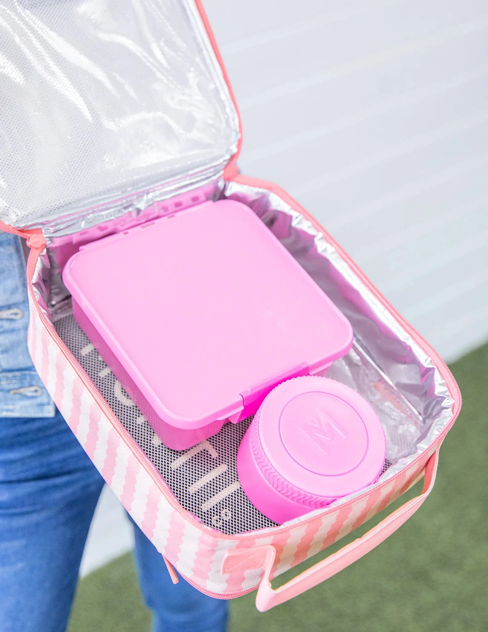 Large Insulated Lunch Bag | Ripple Camelia