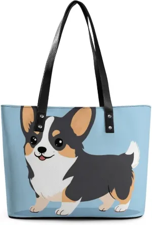 Large Leather Handbag Unisex Travel Lightweight Tote Bag For Daily Use