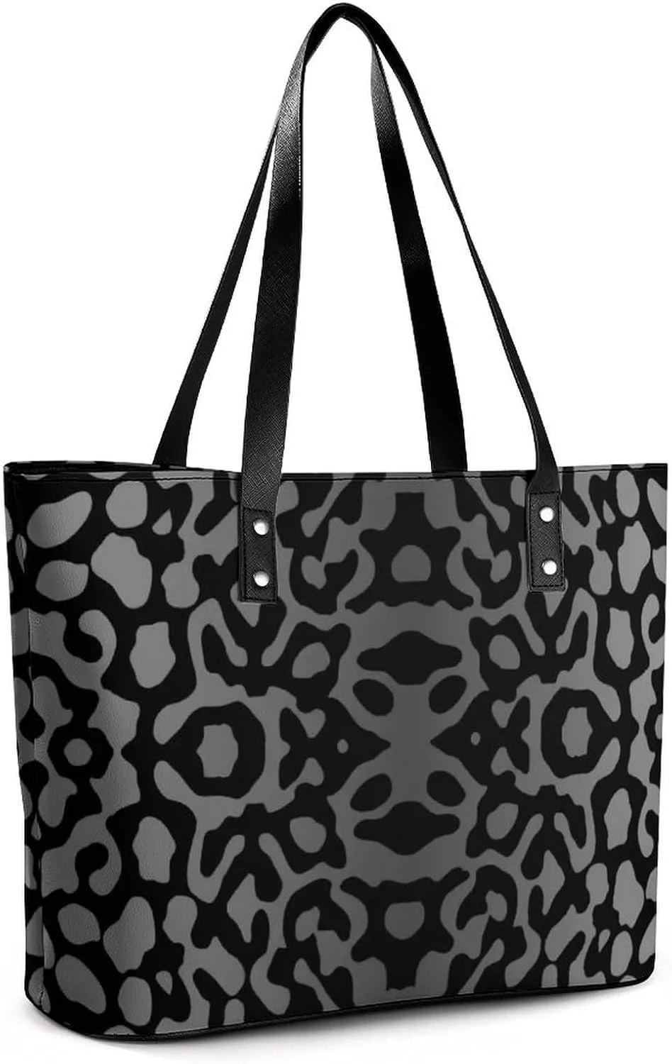 Large Leather Handbag Unisex Travel Lightweight Tote Bag For Daily Use