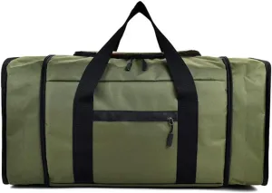 Large Travel Duffle Bag Expandable Duffle Bag Lightweight Waterproof Tear Resistant Duffle Bag Automotive Roof Cargo Luggage Carrier for Outdoor Camping Gym Weekender Bag for Men Women - Green