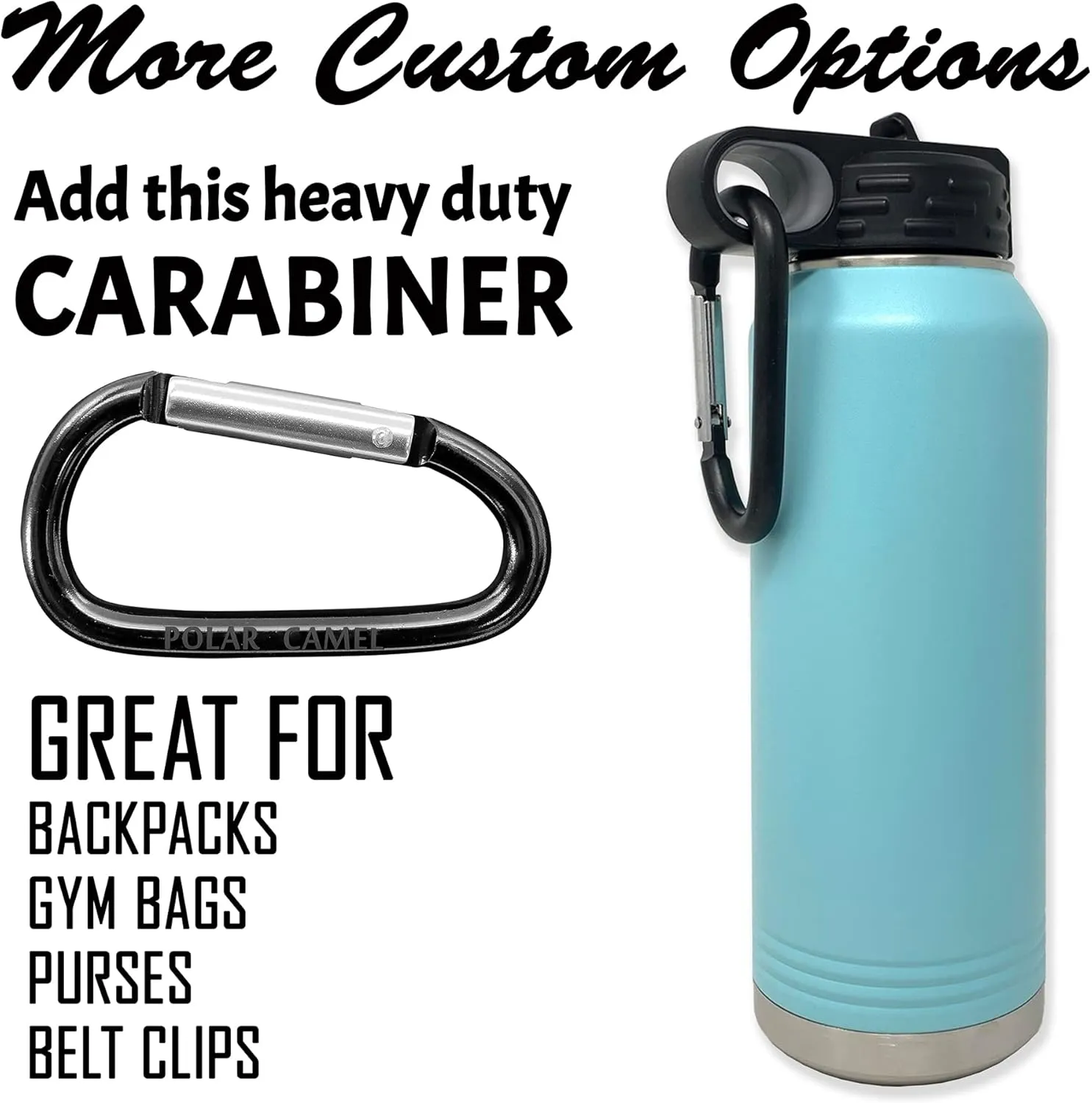 LaserGram Personalized Water Bottle, Basketball Slam Dunk Man, Stainless Steel Double Wall Vacuum Insulated with Flip Top Straw, Custom Engraved Gift (32oz / 950ml Coral)
