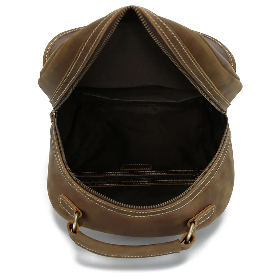 Leather Backpack for Work, Travel, and Everyday Use