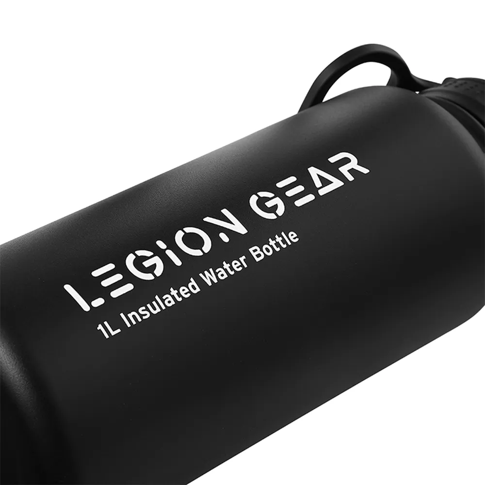 Legion Gear Insulated Cooler Bag & Bottle Bundle - Black