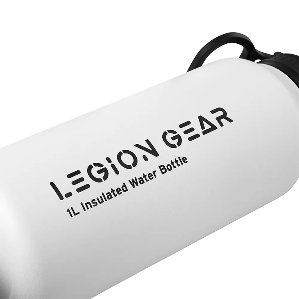 Legion Gear Insulated Cooler Bag & Bottle Bundle - White