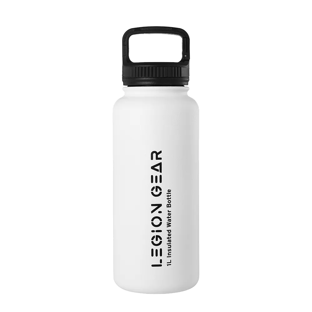 Legion Gear Insulated Cooler Bag & Bottle Bundle - White