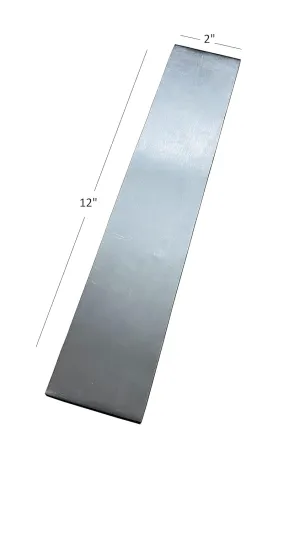 Lenza Premium D2 Steel Billet Bar Stainless Steel 12x2''inch Bush Crafts D2 Steel Knife Making Handmade Personalized Gifts for Him Her