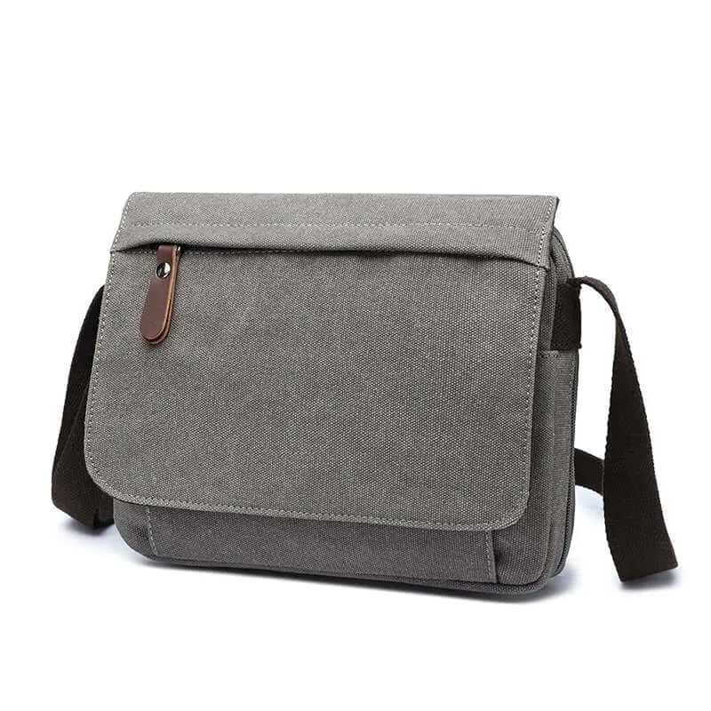 Lightweight Canvas Crossbody Bag – Everyday Messenger Bag