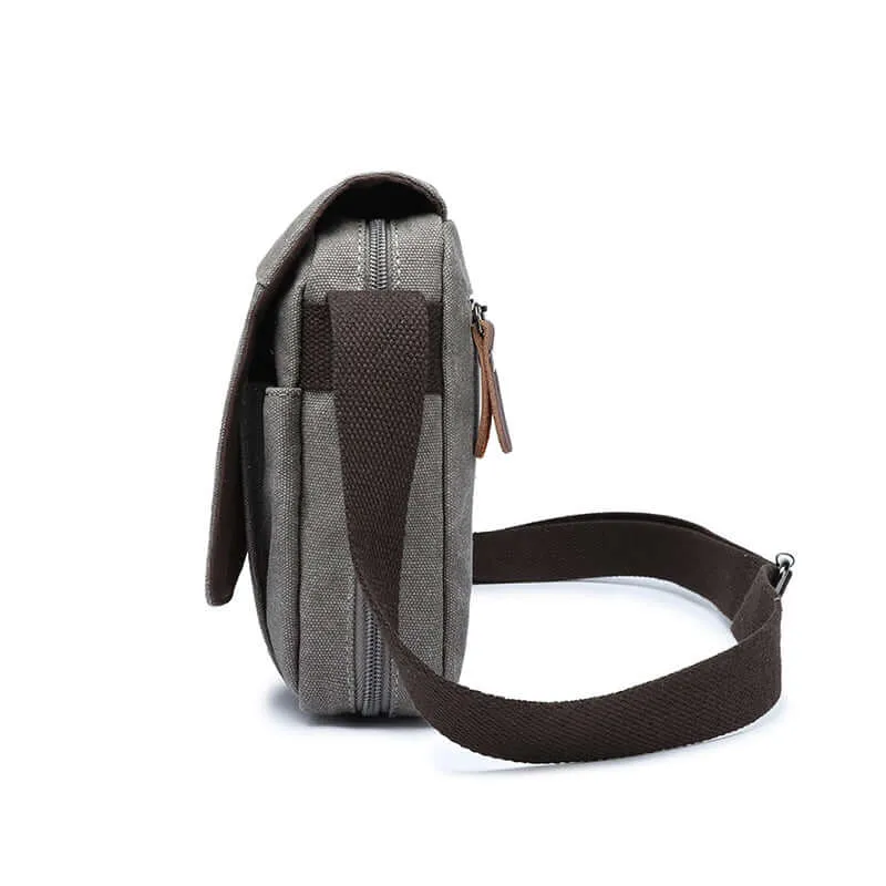 Lightweight Canvas Crossbody Bag – Everyday Messenger Bag