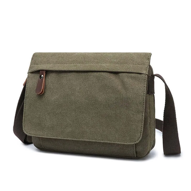Lightweight Canvas Crossbody Bag – Everyday Messenger Bag