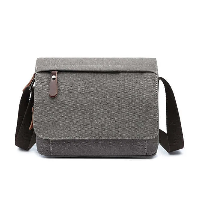 Lightweight Canvas Crossbody Bag – Everyday Messenger Bag